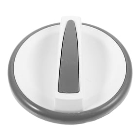 SEWCHICS White Plastic Control Adjustment Knob for Washer and Dryer, Replacement Part, 1 Set