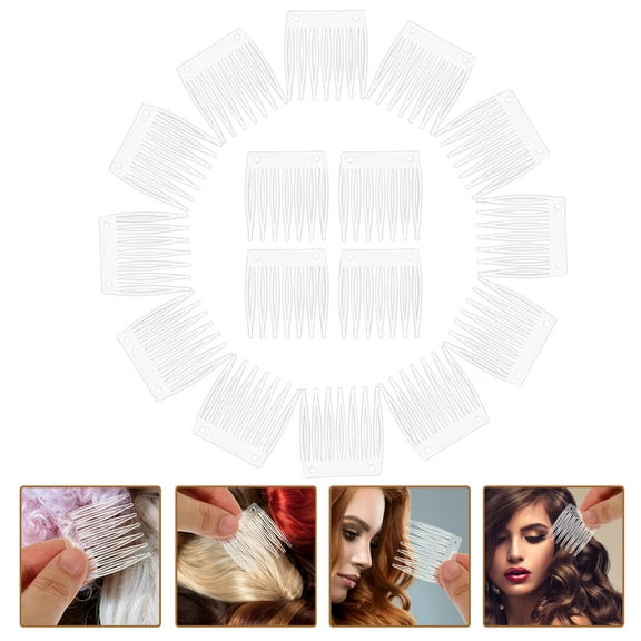 CIMAXIC 50pcs Plastic Hair Accessories for Wig Styling and Secure Fixing, Simple Design for Everyday Use