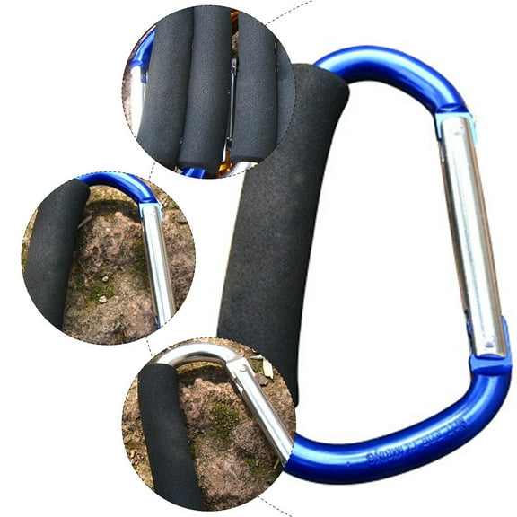 RENACLIPY Extra Large Carabiner Clip for Outdoor Gear, Mountaineering, Camping, Hiking, and Climbing Use