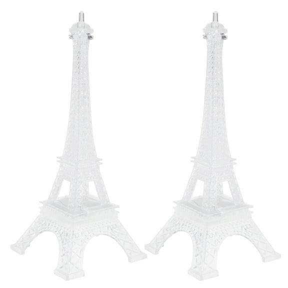 SWETRACE Eiffel Tower Night Lamp Eiffel Tower Night Light Wedding 2Pcs 3.9x3.9x9.8in