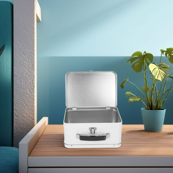 Worgeous Elegant Decorative Storage Box Suitcase Party Favor Wedding Decorations Tinplate Candy Boxes