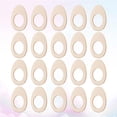thumbnail image 1 of Worgeous Elegant Khaki Plastic Napkin Rings for Party Use Egg Shape Design Fits Most Tables 20 Pieces, 1 of 8