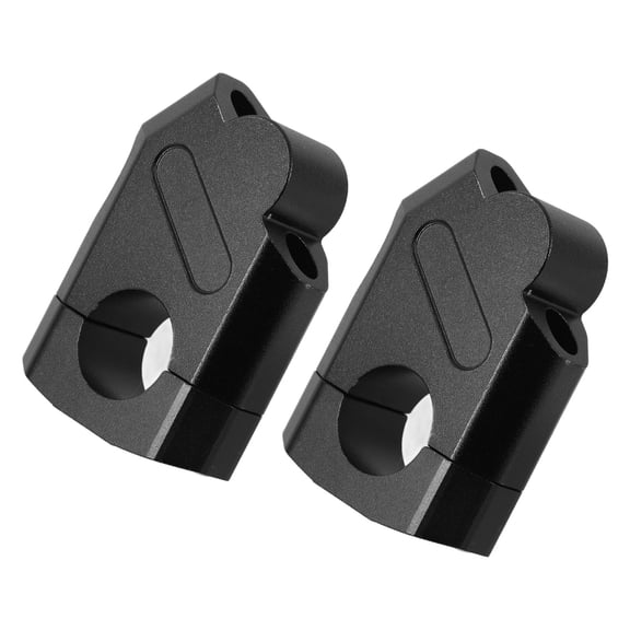 Worgeous Elevate Your Ride with Durable Black Aluminum Alloy Motorcycle Handlebar Riser for Long Comfortable Journeys 1 Pair