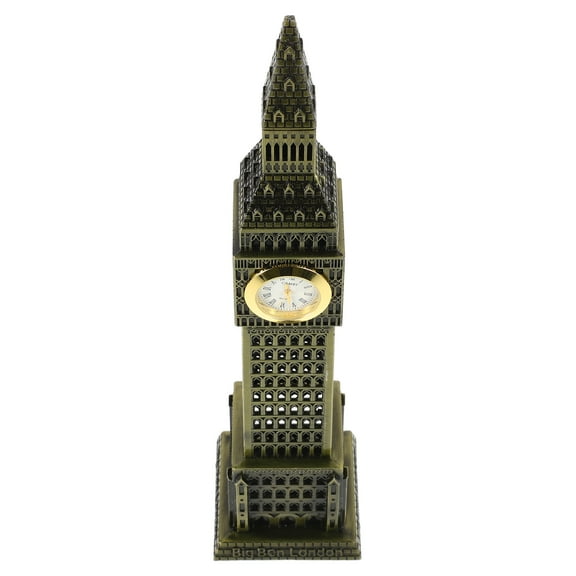Worgeous England Big Ben Statue London Big Ben Real Clock Tower Statue Metal Big Ben Collectible Figurine London Landmark Desktop Decoration