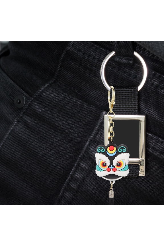 Exquisite Hanging Key Lion-shaped Ornament Decoration Black