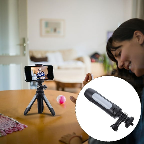 Worgeous Extendable Extension Pole Selfie Stick Tripod Camera Mini Vlogging Black