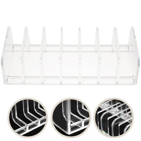 RENACLIPY Compartment Design Transparent Eyeshadow Pallet Organiser for Women Cosmetics Holder