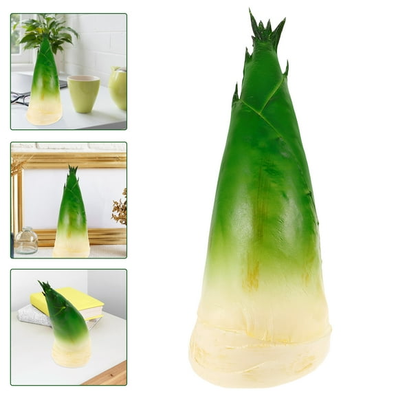ROMANSENTIAL Fake Vegetables Bamboo Shoot Props Bamboo Shoot Model Green 1Pack