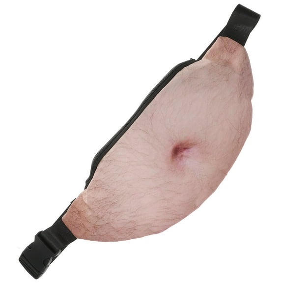 Worgeous Fanny Pack Storage Bag Fake Beer Belly Waist Travel Adults Work Man