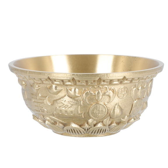 Worgeous Feng Shui Treasure Basin Copper Cornucopia Home Decor Desktop Decoration Office