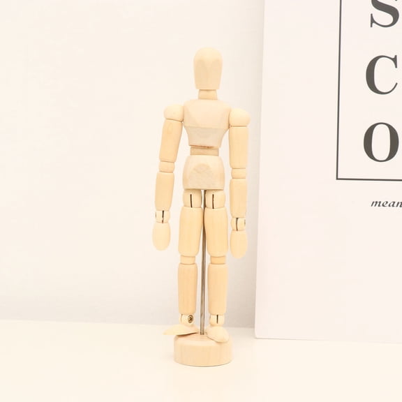 Worgeous Figure Drawing Model Decor Wooden Doll Decoration