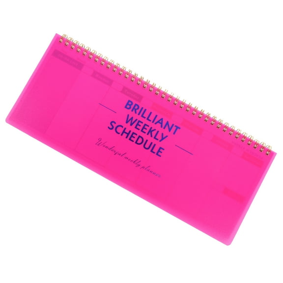 Worgeous Fixture Weekly Planner Hourly Schedule Planning Notepad