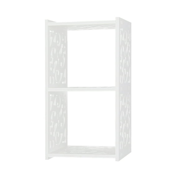 Worgeous Floating Cube Shelves Wall Decorative Shelving M White