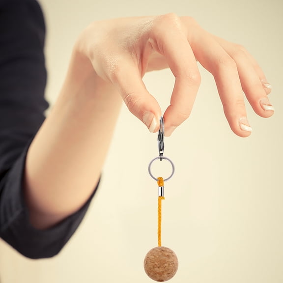 Worgeous 2Pcs Yellow Keyring Float Cork for Water Sports Utility on Boats