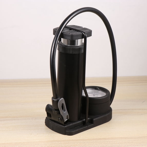 Worgeous Floor Pumps Inflator Bike Tire Portable Pressure Gauge Mini Black