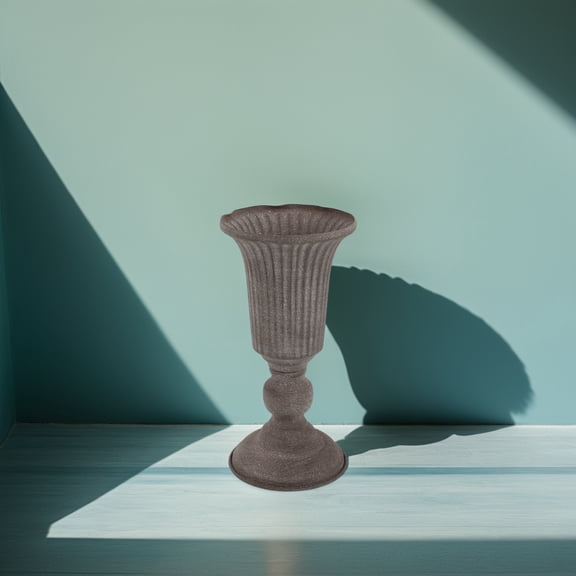 Worgeous  Flowerpot Tall Planter Pots Indoor Front Plants Office Grey