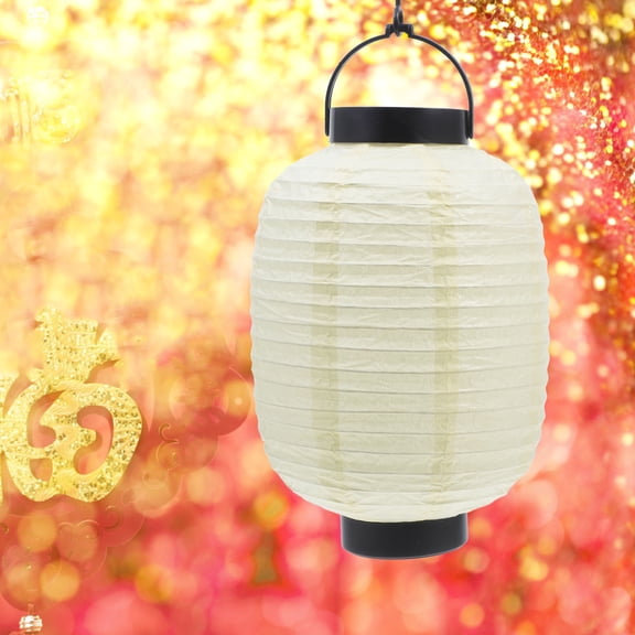 Worgeous  Folding Lantern with Light Miniature LED Decorations Yellow