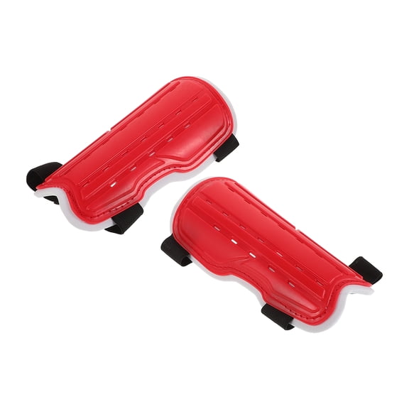 WHAMVOX Red Pu Shin Guards For Youth Pair 6.9x3.7x1.6in