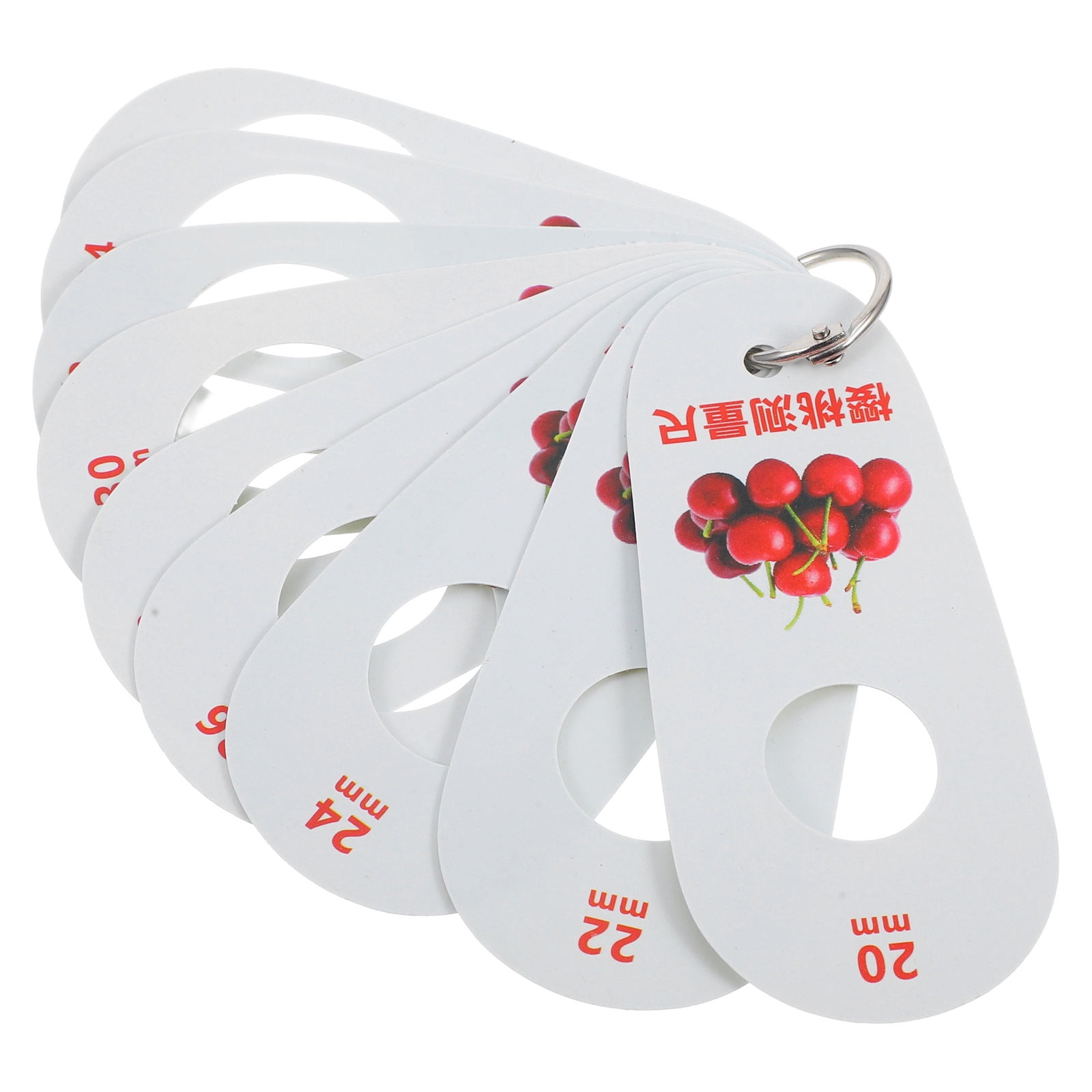 Worgeous Fruit Diameter Measuring Lap Cherry Ruler Blueberry Measuring ...