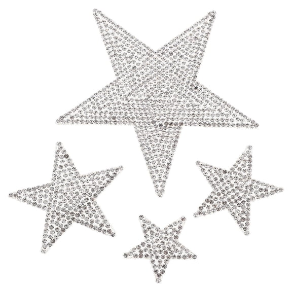 Worgeous Full Sticker Cars Auto Interior Star Stickers Man Silver