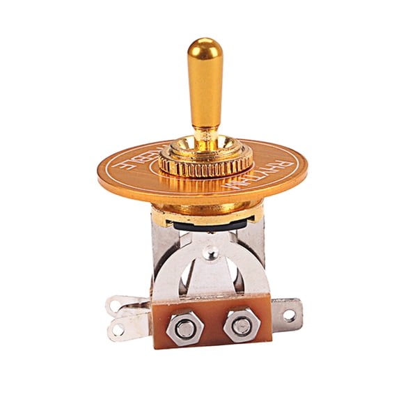 COSMOBETTY Electric Guitar Parts 3 Way Style 1 Set Golden Metal