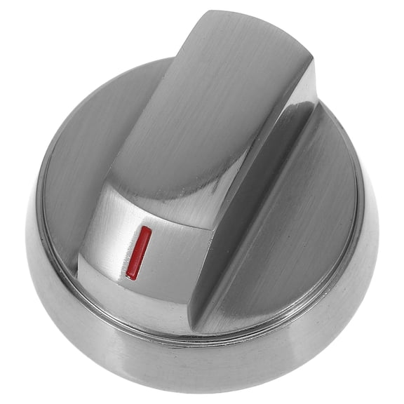 SEWCHICS Gas Stove Switch Knob Cooktop Knob Silver Zinc Alloy 1Set Appliance Knob