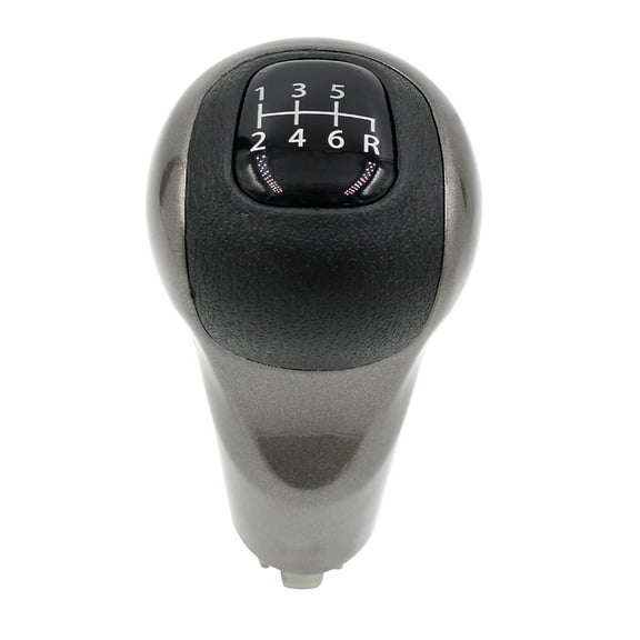 Worgeous Manual Gear Shifting Head Gear Shifting Knob Rubber Black Car Owners 6-Speed Design 1Set