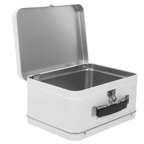 Worgeous Gift Suitcase Retro Suitcase Gift Box Child 20.50X15.00X7.50CM White