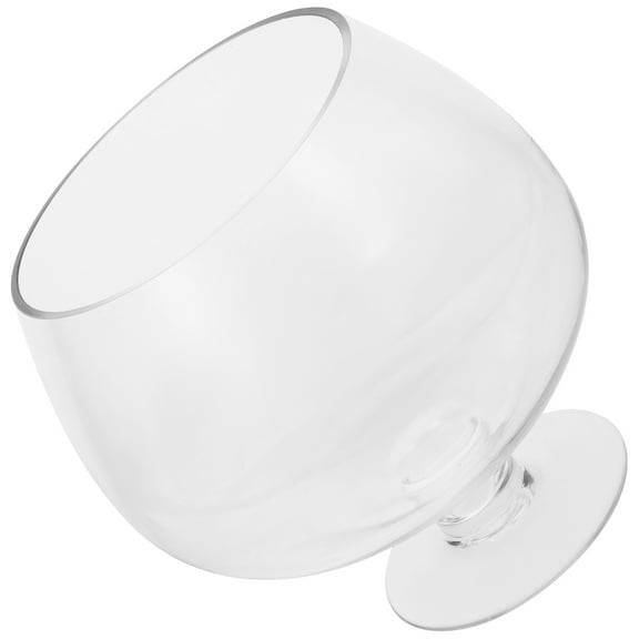 Worgeous Glass Goldfish Bowl Small Aquarium Terrarium Office Transparent