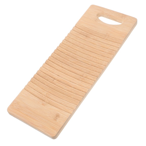 YSNOOWE Wooden Washboard for Hand Washing Clothes - Laundry Scrubbing Board, 1 Set