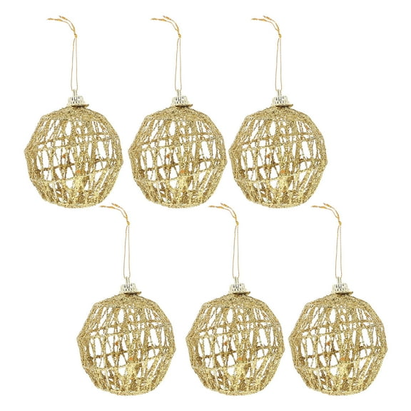 Worgeous Decorative Spheres Multipurpose Balls Hangings Decor Plastic 6PCS