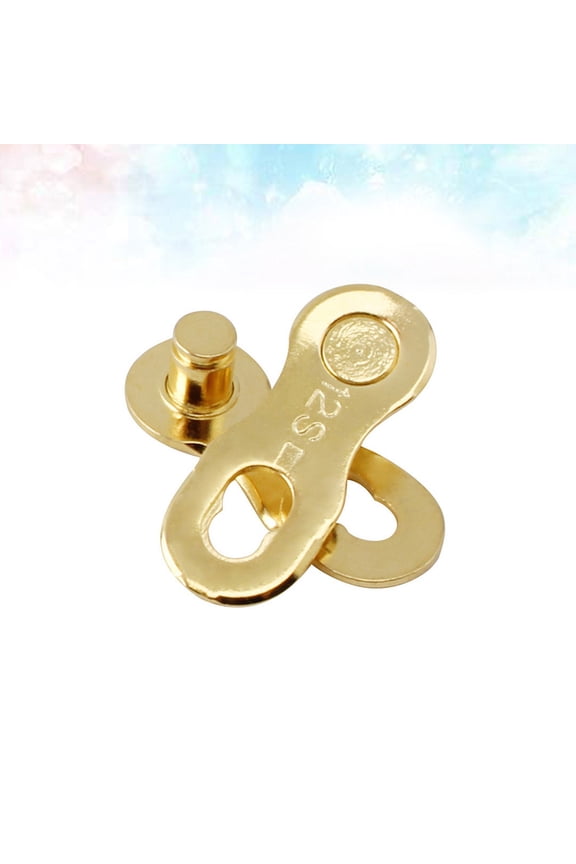 Worgeous Golden Steel chain Buckle for Bike Accessories Quick Release Suitable for 12 chain Reusable