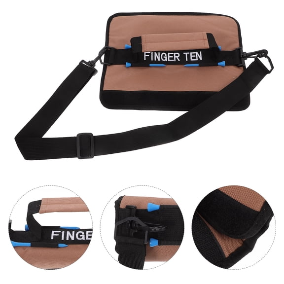 RENACLIPY Lightweight Golf Bag Khaki Nylon Wear-Resistant Carrying Case for Camping and Outdoor Use