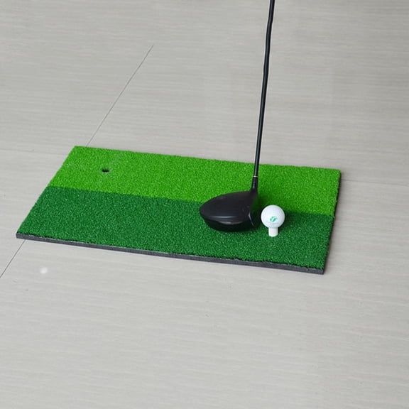 Worgeous Golf Practice Mat Portable Swing Hitting Mat Driving Pad for Training Aids Green EVA