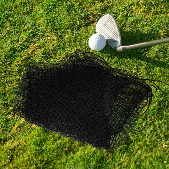 Worgeous Portable Golf Practice Net with Durable Polyethylene Material for Outdoor Use Black Large Coverage Area