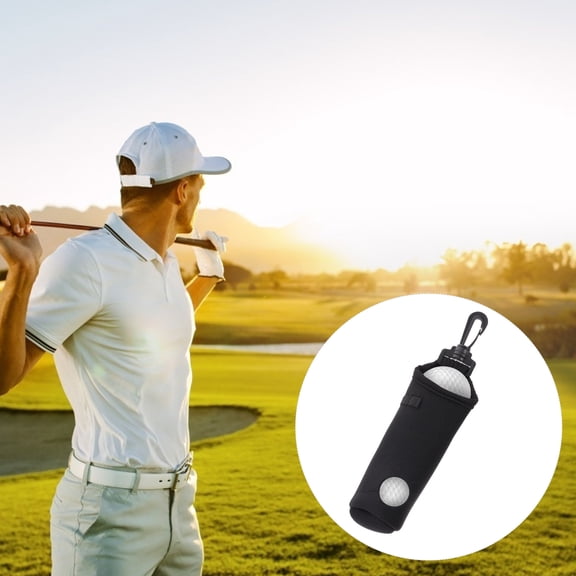 Worgeous Golf Storage Bag Accessory Tee Pouch Balls Black