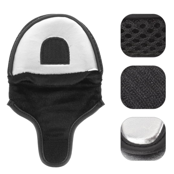 RENACLIPY Putter Cover Putter Protective Cover Silver Pu 1Pack