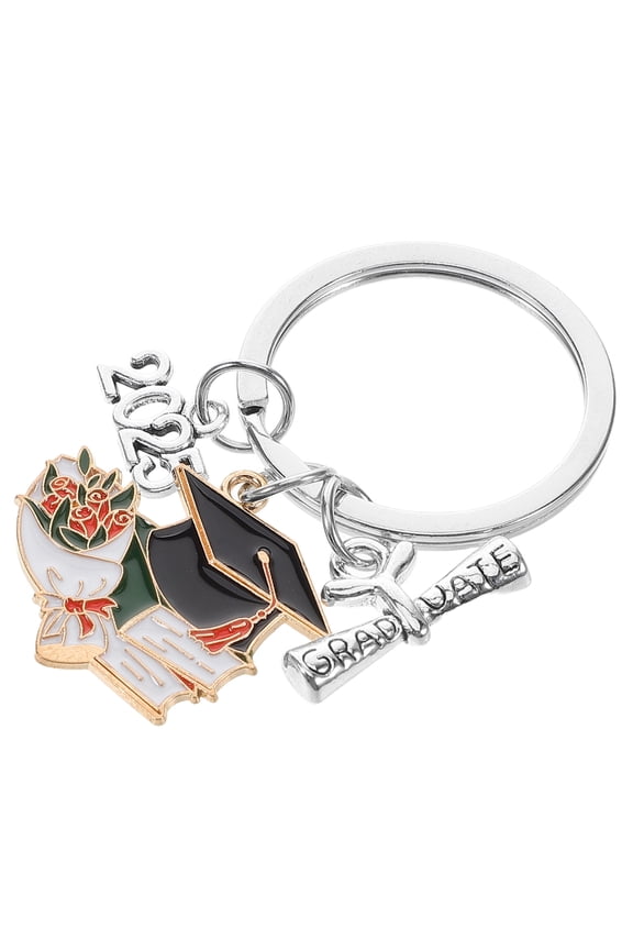 Graduation Cap Keychain with Unique Design Multifunctional Alloy Jewelry Gift for Graduates Class