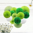 thumbnail image 1 of Worgeous Green Pom Poms Flower Accessories Set, 1 of 8
