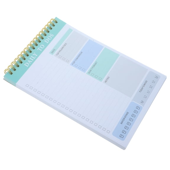 Worgeous Green Tear Off Planner Notepad for Writing Use Nonstick Design Daily Paper Memo Pad A5