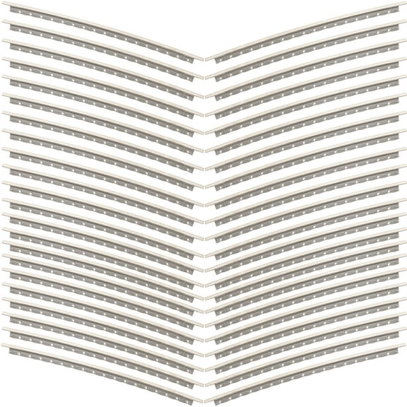 Worgeous Acoustic & Classical Guitar Frets White Copper Fret Wire 40Pcs 2.16X0.10X0.08In