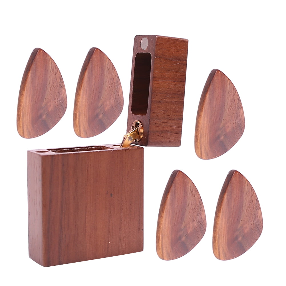 Worgeous Guitar Stand Acoustic Guitar Guitar Pick Case 6.80X5.00X1.90CM