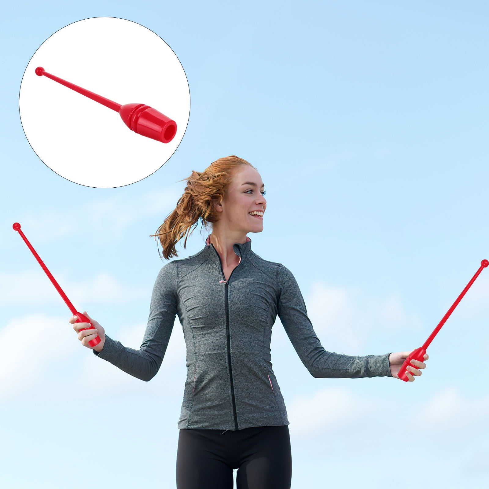 Worgeous Gymnastics Stick Clubs Artistic Gymnastics Prop Dance Performing Stick Rhythmic Gymnastics Training Equipment Tool For Adults And Kids