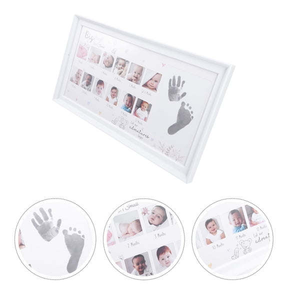Worgeous  Hand Foot Print Photo Frame Newborn Frames Picture Memories Baby Girl