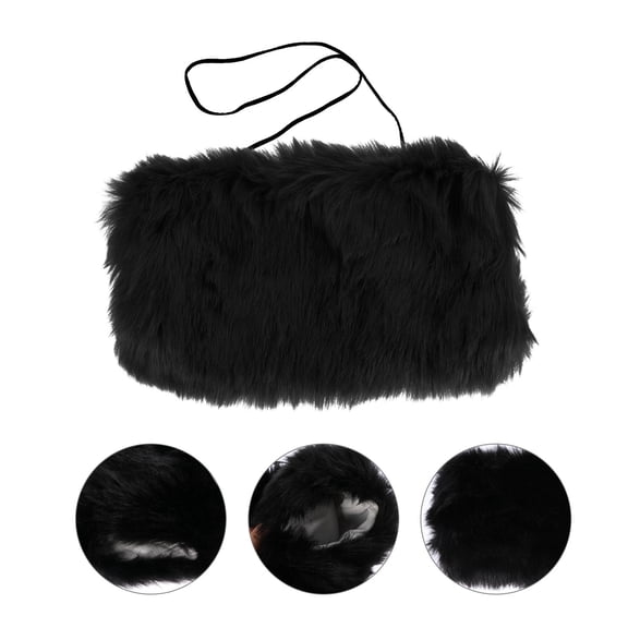 Worgeous  Hand Hands Hanging Warmer Pouch Winter Accessories Miss Black