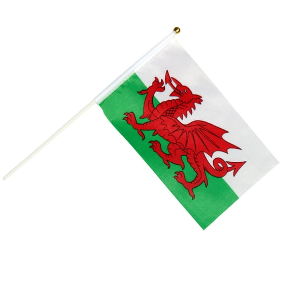 Worgeous Hand Waving Flags Made of Polyester Perfect for Festivals and Parades 14x21cm