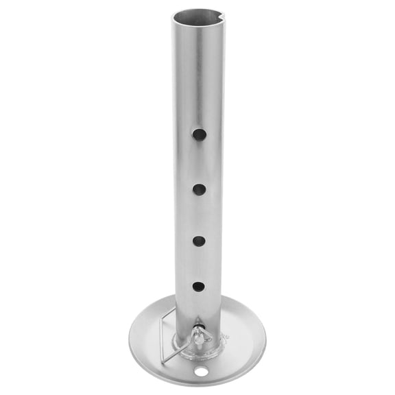 Worgeous Hand-crank Lift Bracket Drop Leg Trailer Jack Rv Accessories for Stands Silver