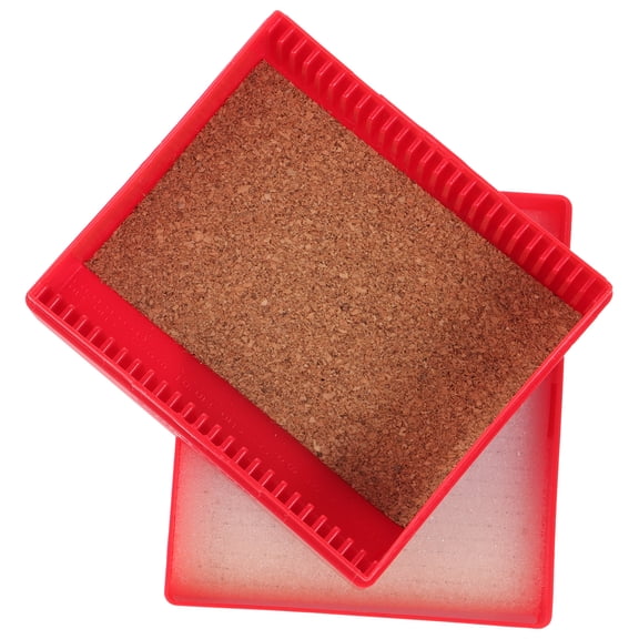 WHAMVOX Rectangular Microscope Slide Case Red 1Set 3.6X3.2X1.2In
