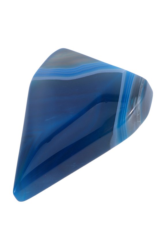Handcrafted Blue Agate Crystal Accent, Unique and Visually Stunning Home Decor