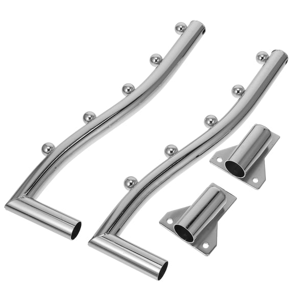 SEWCHICS Collapsible Garment Mounted Drying Rack Silver 2Set